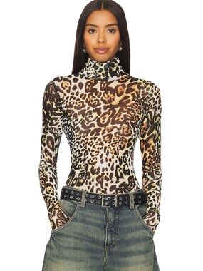 AFRM Zadie mesh shirt